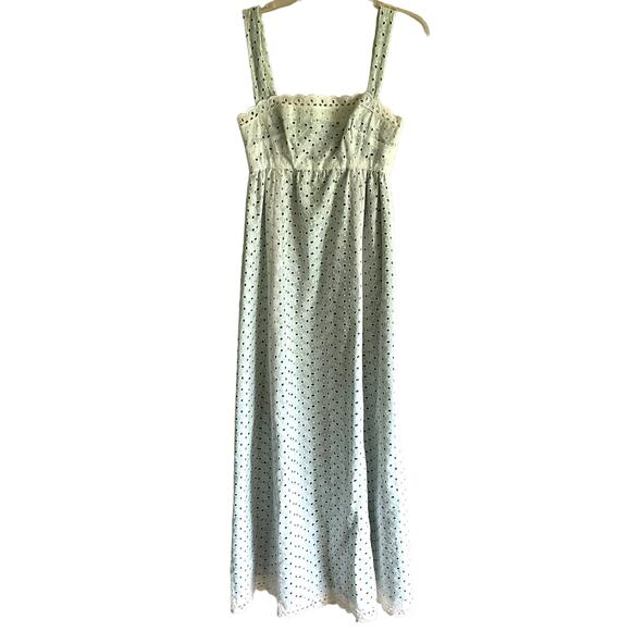 Vintage Eyelet‎ Maxi Dress XS - Picture 1 of 5
